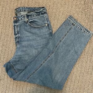 Wild Fable Highest Straight Fit Blue Jeans